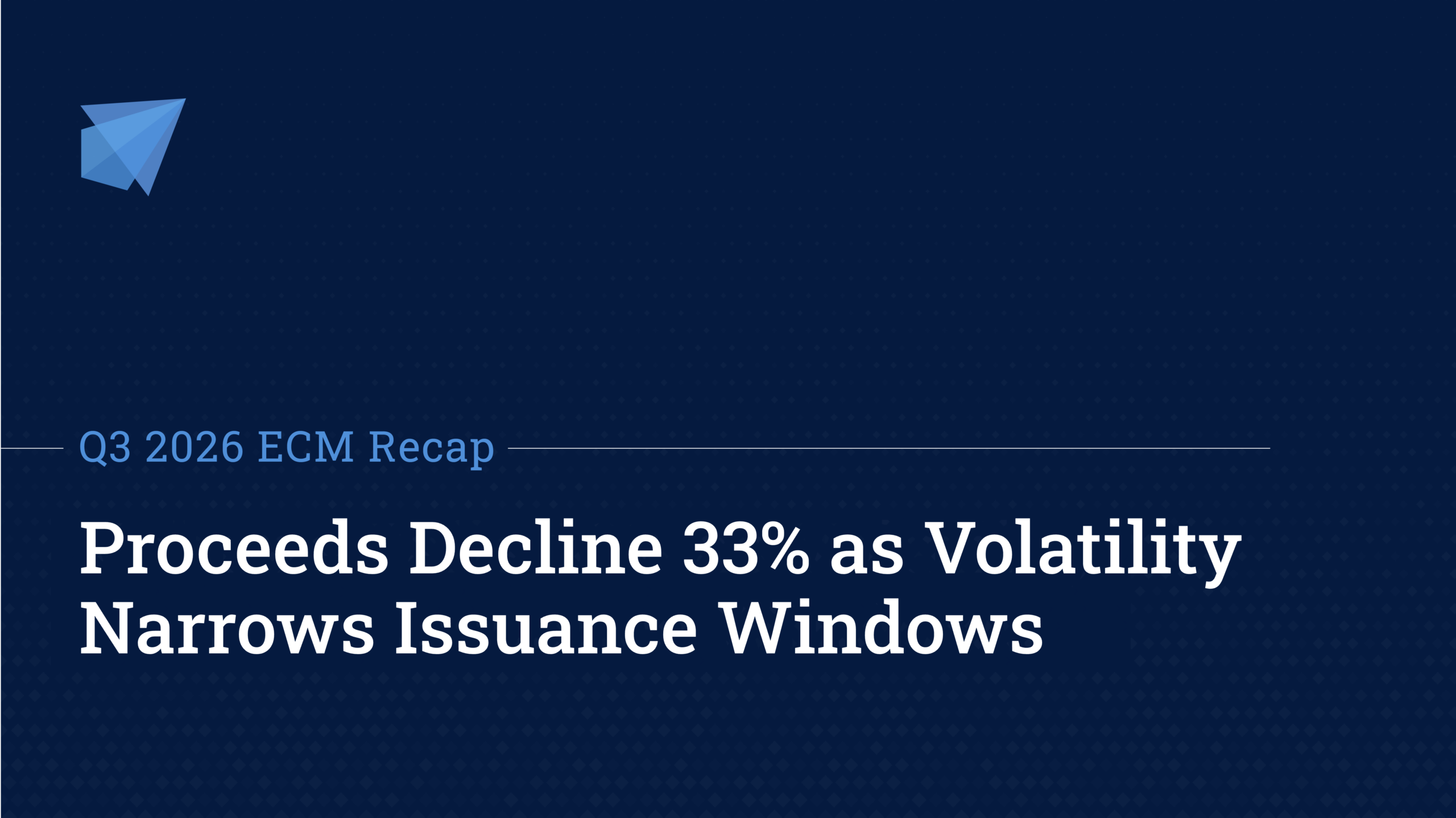 CMG Global ECM Q3 2026 Recap